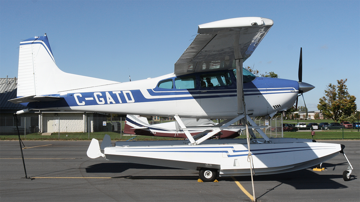 Full size: PRIVATE C185F C-GATD at Sarnia Chris Hadfield Airport